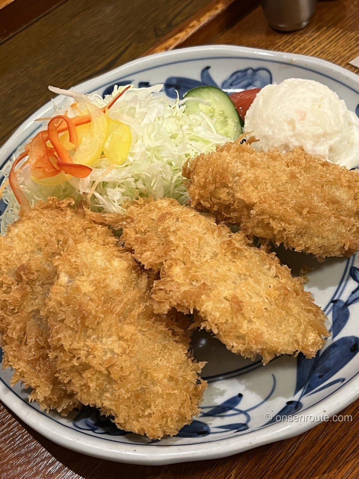 修善寺no洋食屋のカツ定食
