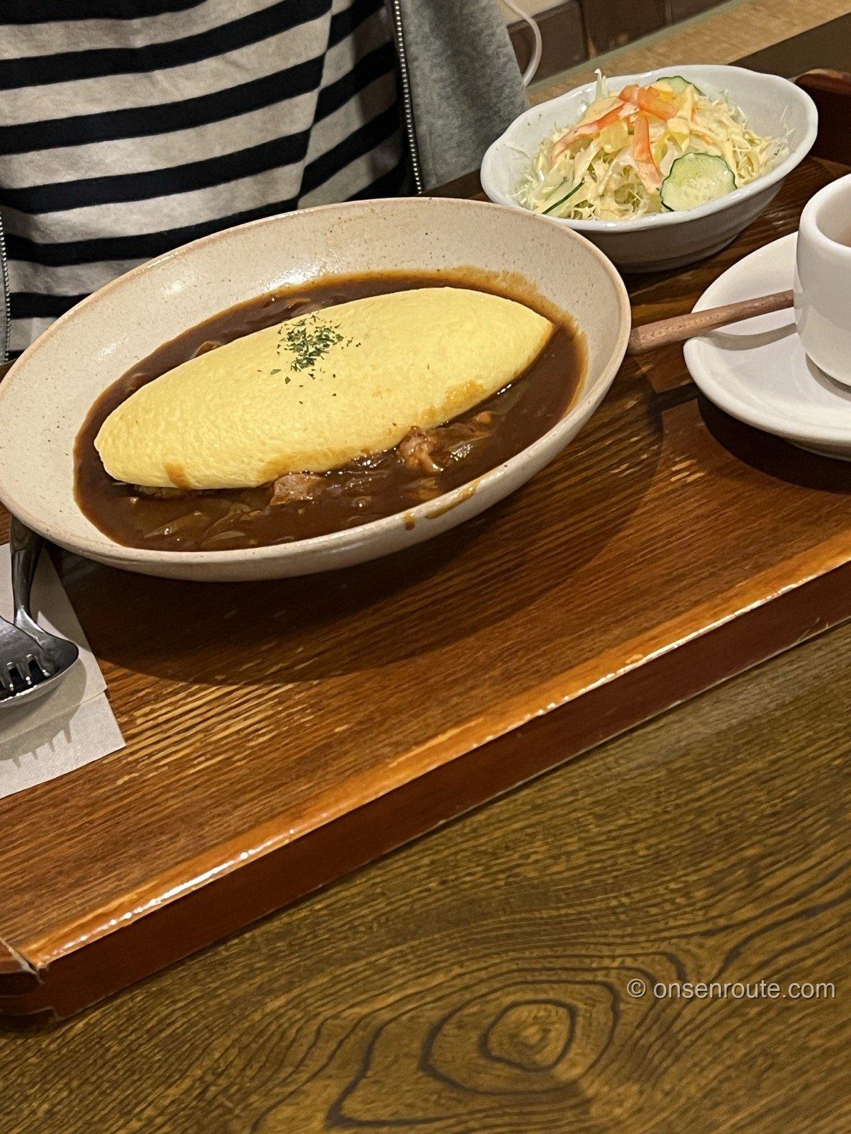 修善寺no洋食屋のオムカレー