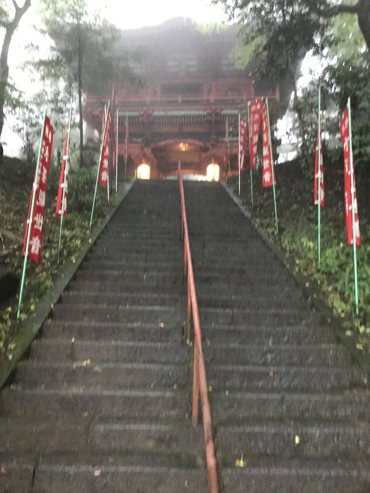 水澤観世音への石段参道